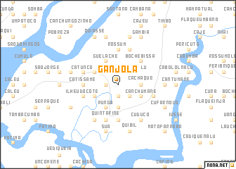 map of Ganjola