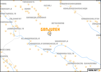 map of Ganjūreh