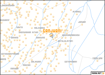 map of Ganjwāni