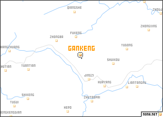 map of Gankeng