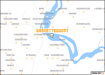 map of Gankette Guent