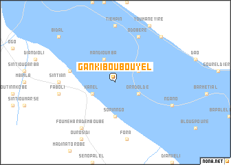 map of Ganki Boubouyel