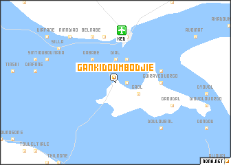 map of Ganki Doumbodjié