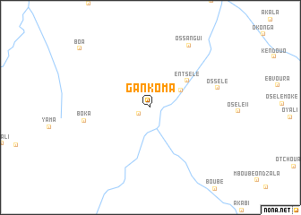 map of Gankoma