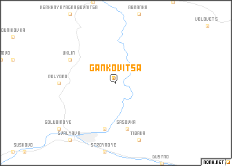 map of Ganʼkovitsa