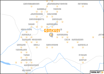 map of Gankuri