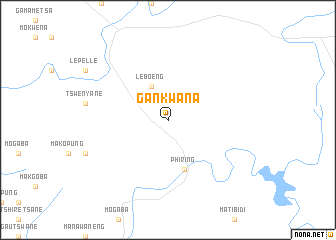 map of Ga-Nkwana