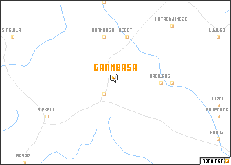 map of Ganmbasa