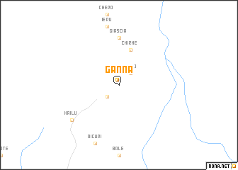 map of Ganna