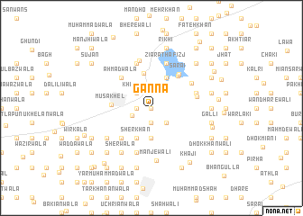 map of Ganna