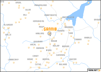 map of Gannib