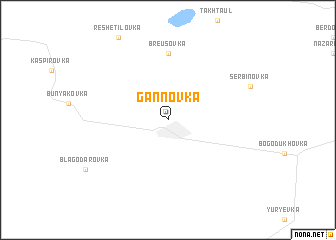 map of Gannovka