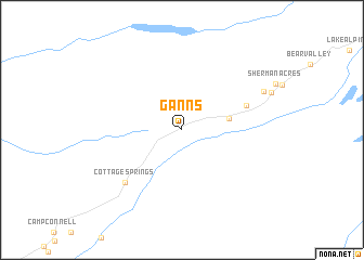 map of Ganns