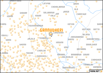 map of Gannu Dheri