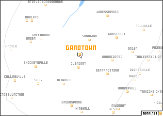 map of Ganotown