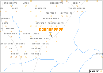 map of Ganouéréré