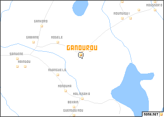 map of Ganourou