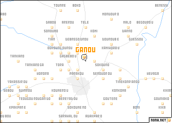 map of Ganou