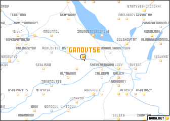 map of Ganovtse