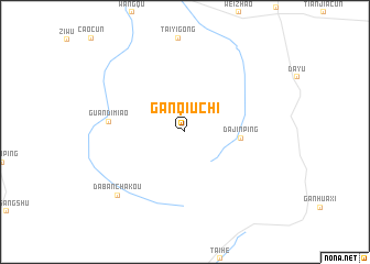 map of Ganqiuchi