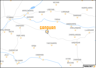 map of Ganquan