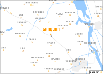 map of Ganquan