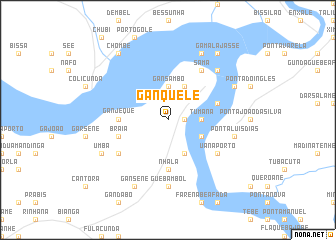map of Ganquélè