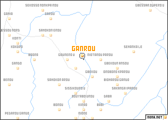 map of Ganrou