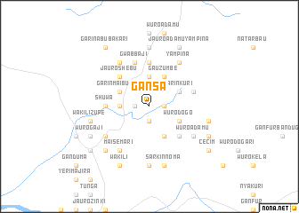 map of Gansa