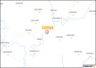 map of Gansa