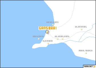 map of Gansbaai