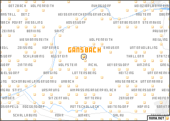 map of Gansbach