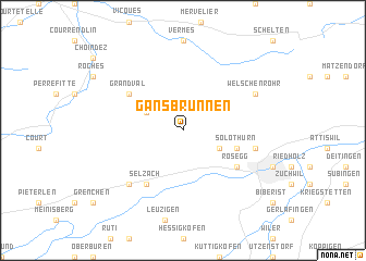 map of Gänsbrunnen