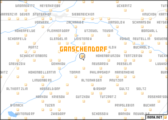 map of Ganschendorf