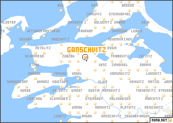 map of Ganschvitz