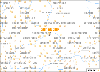 map of Gänsdorf