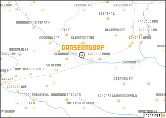 map of Gänserndorf