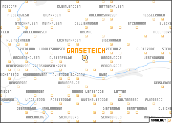 map of Gänseteich