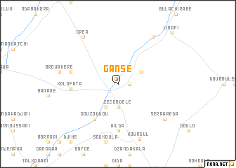 map of Gansé