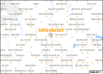 map of Ganshäuser