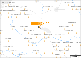 map of Ganshchina