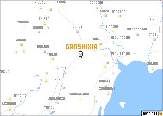 map of Ganshixia