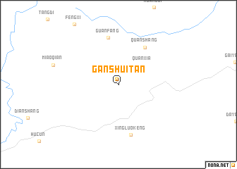 map of Ganshuitan