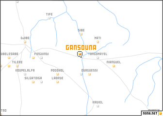 map of Gansouna