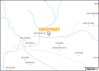 map of Ganspoort