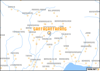 map of Gantagantarang