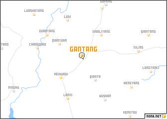 map of Gantang