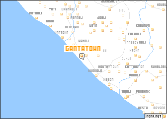 map of Ganta Town