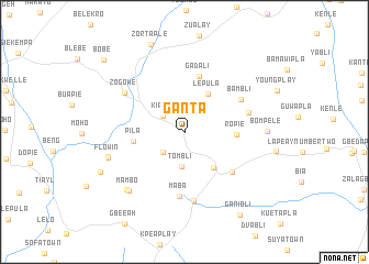 map of Ganta