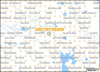 map of Gantiriyagama